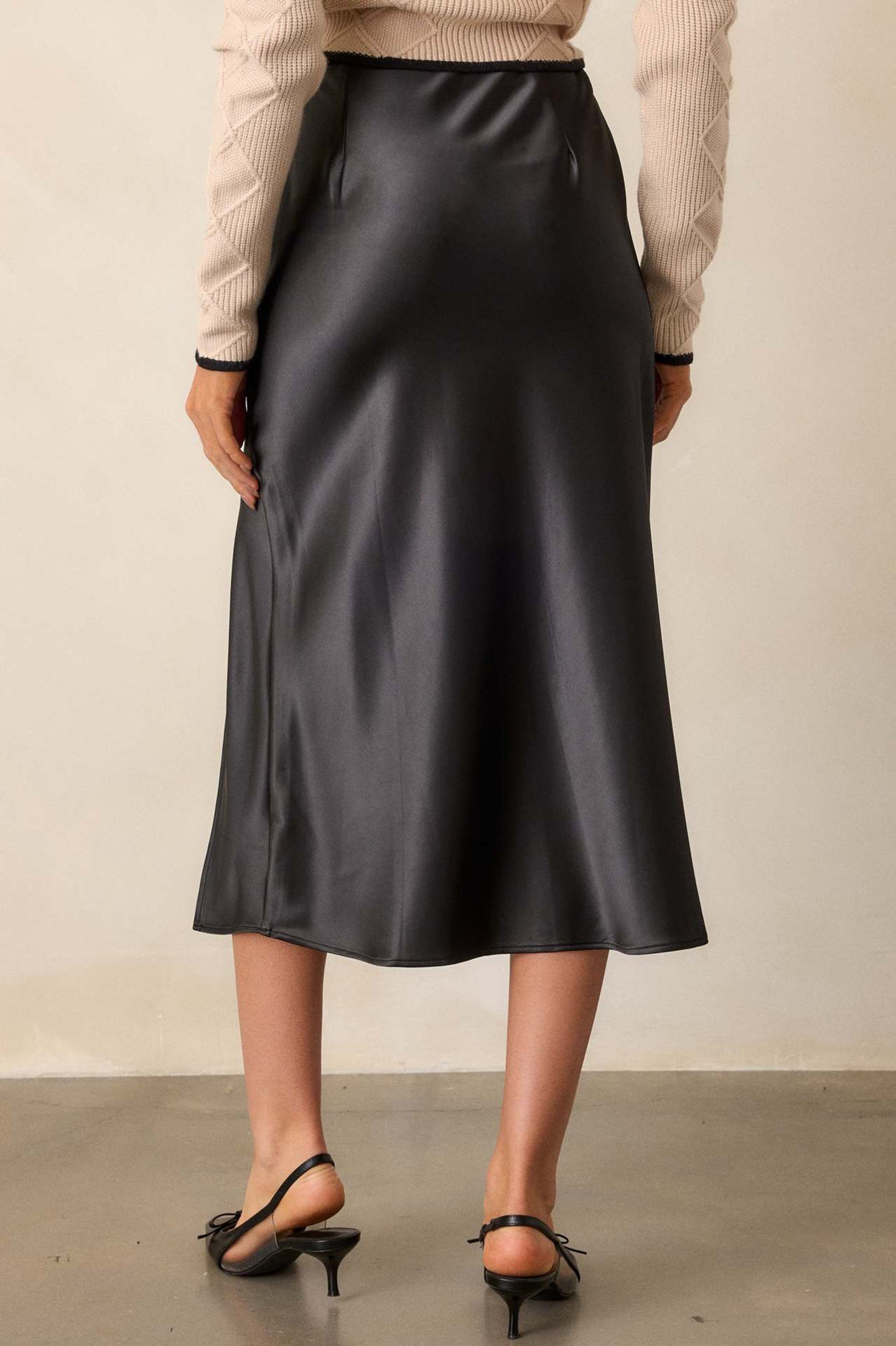 Midi A-Line Skirt