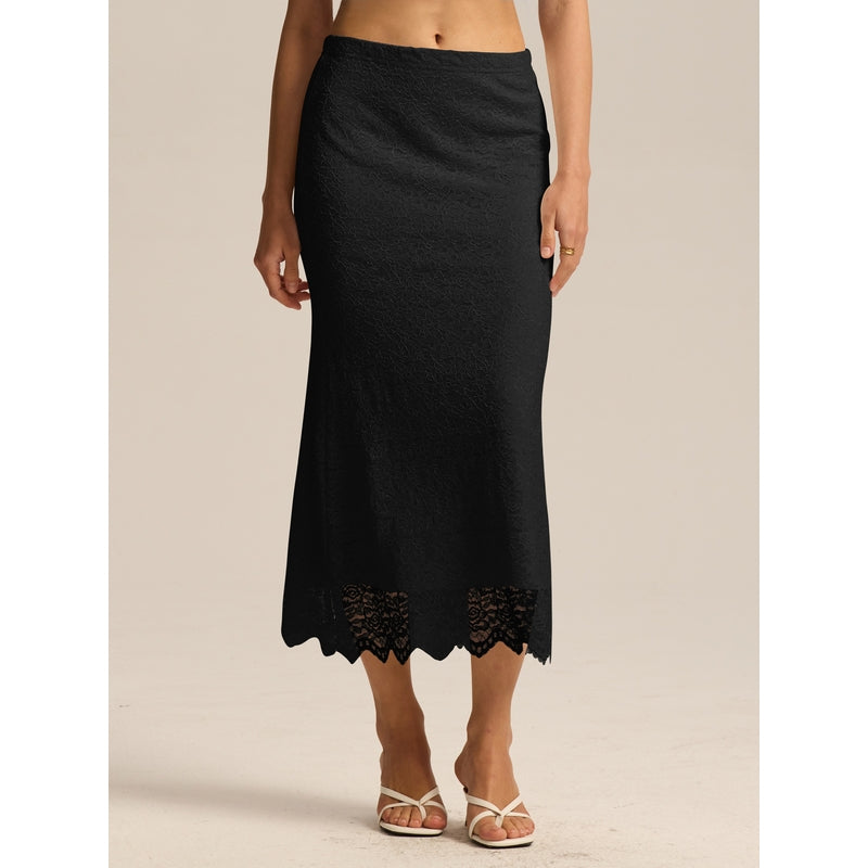 Pencil Midi Skirt