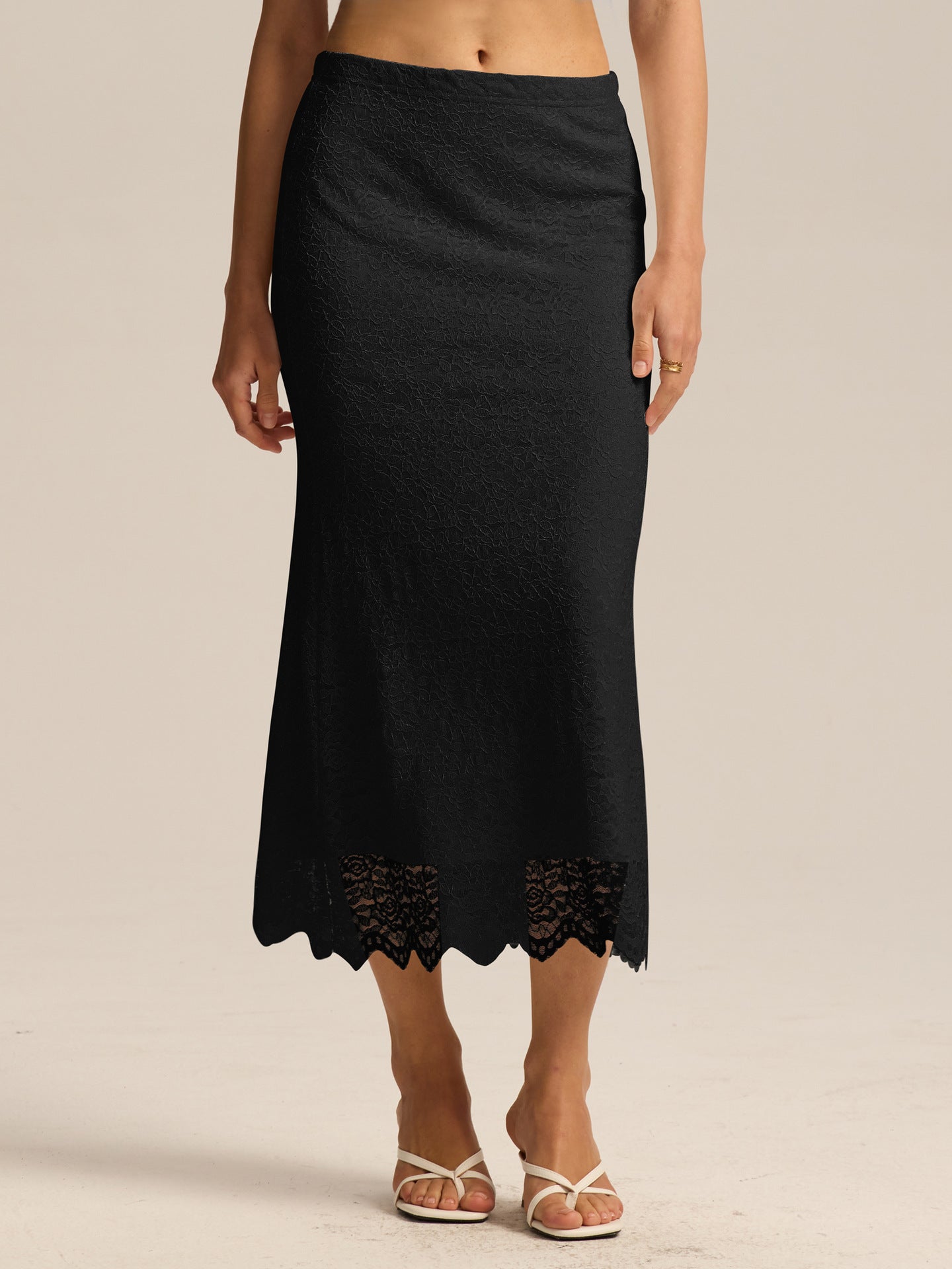 Pencil Midi Skirt