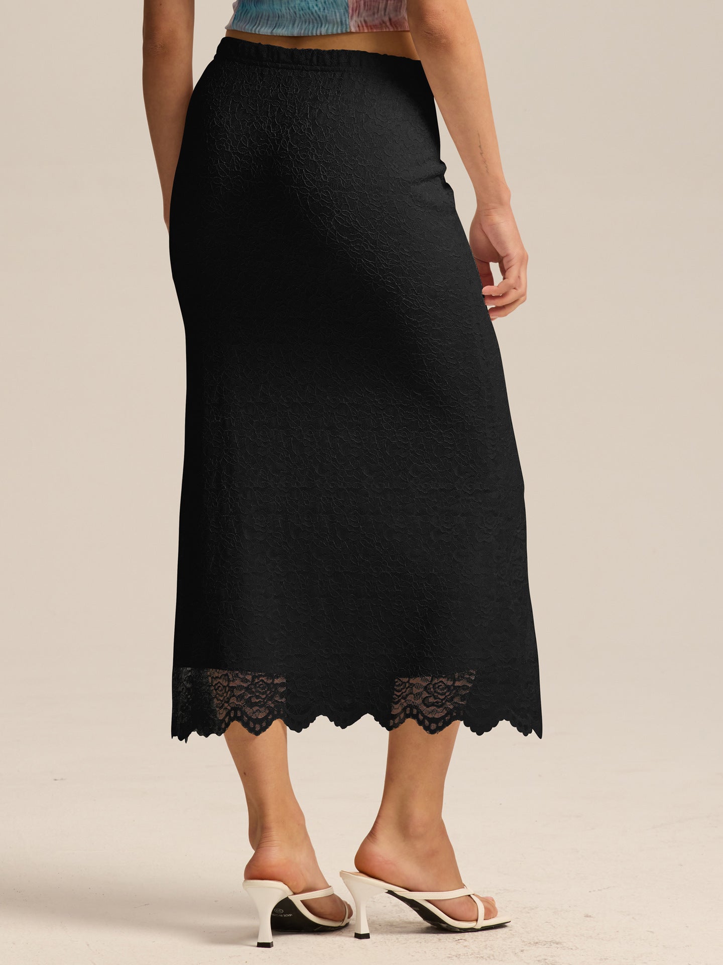 Pencil Midi Skirt