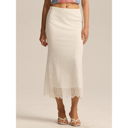 Self Design Pencil Midi Skirt