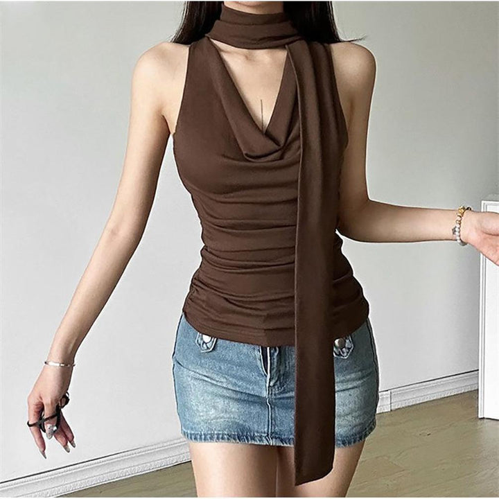 Women Cowl Neck Top