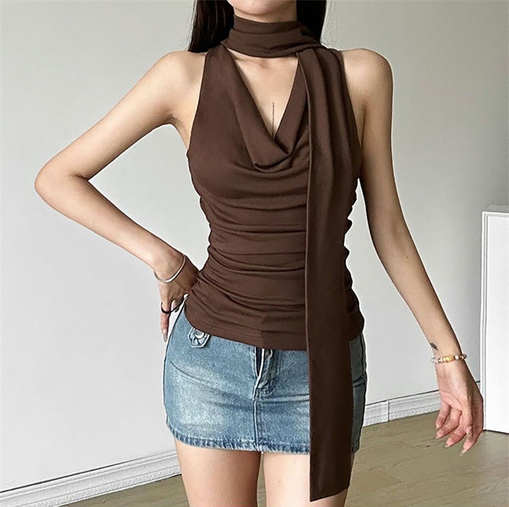 Women Cowl Neck Top