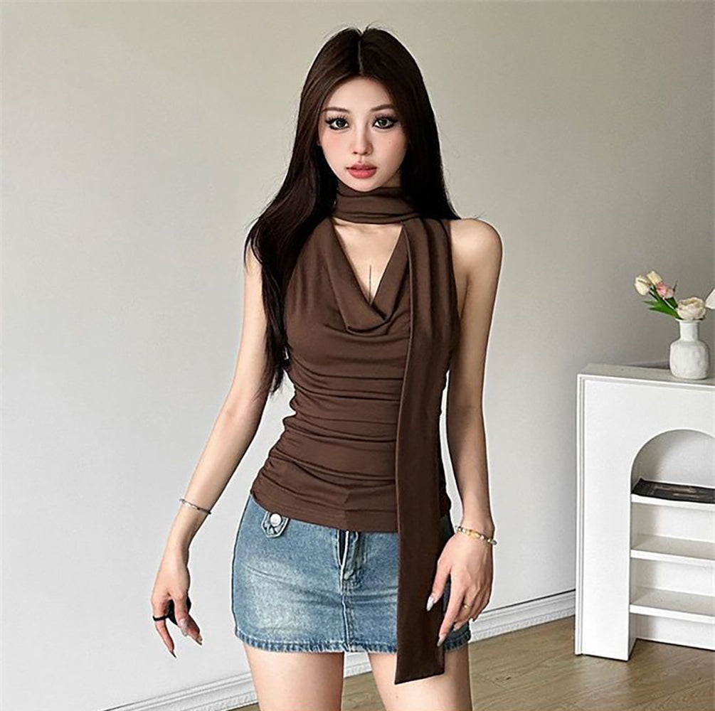 Women Cowl Neck Top