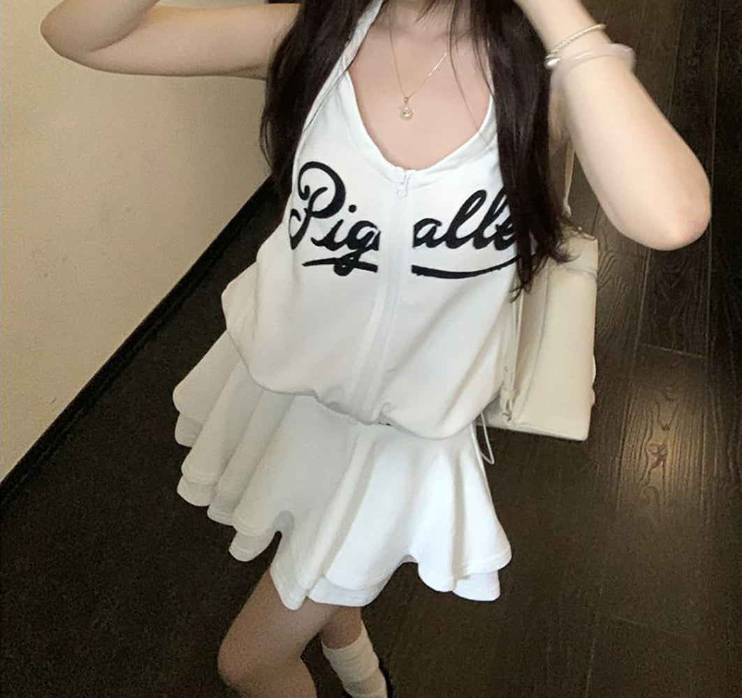 Women Printed V-Neck Crop Top