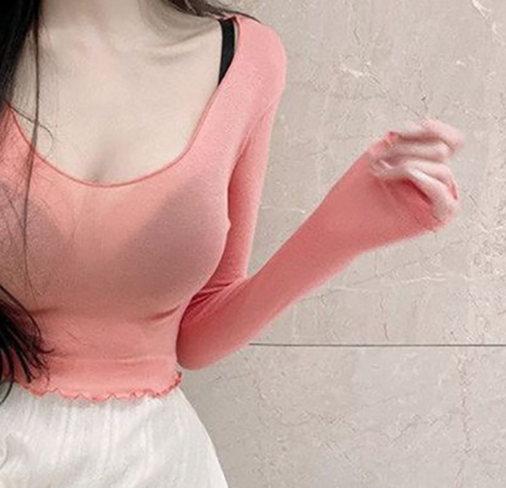 Scoop Neck Crop Top