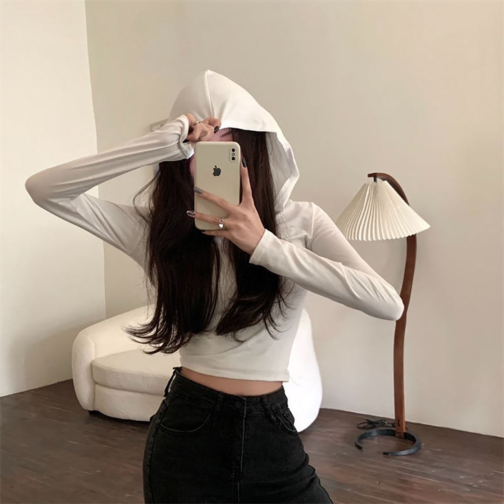 Women Solid V-Neck Top