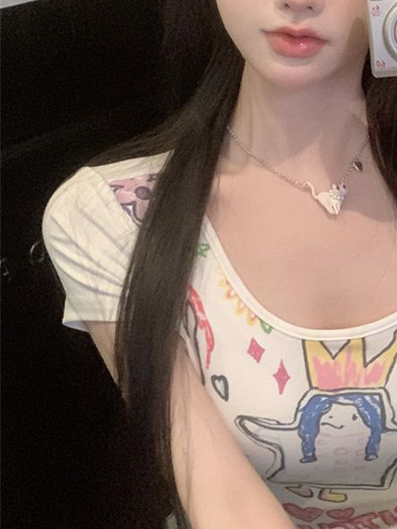 Printed Regular Top