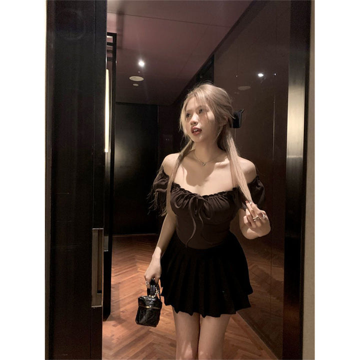 Solid Peplum Top