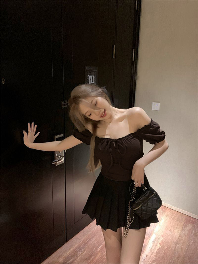 Solid Peplum Top