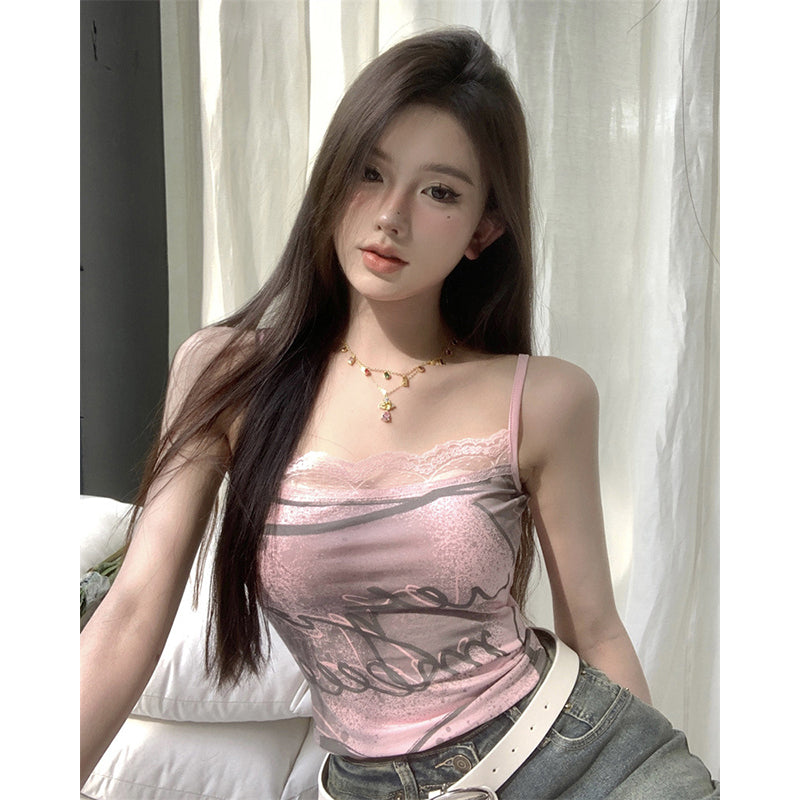 Women Typography Printed Sleeveless Top