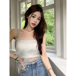 Off-shoulder Corset Crop Top