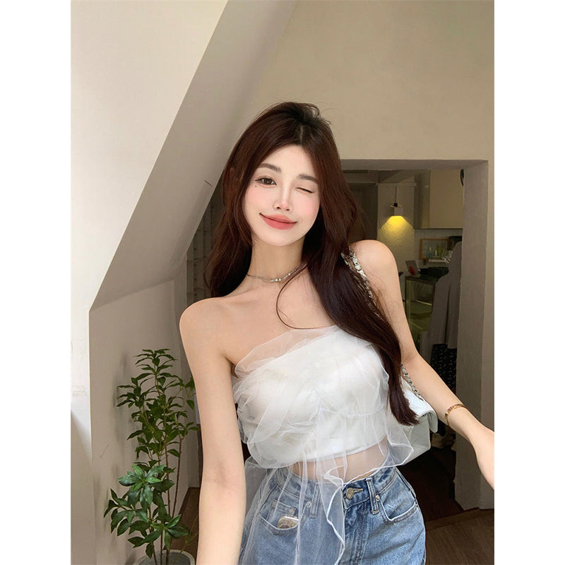 Off-shoulder Corset Crop Top