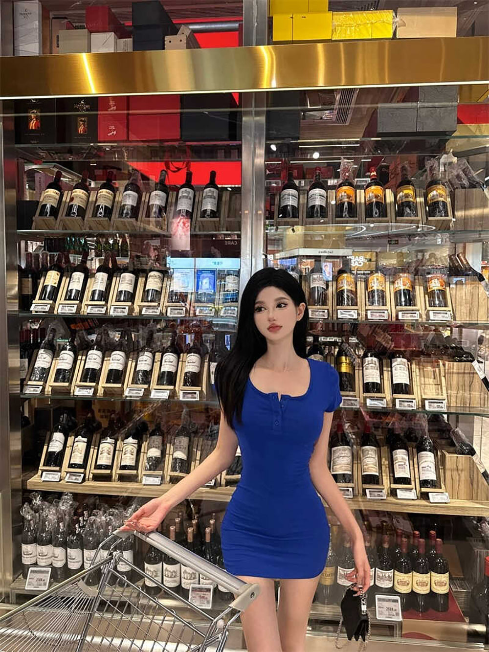 Short Sleeves Bodycon Mini Dress