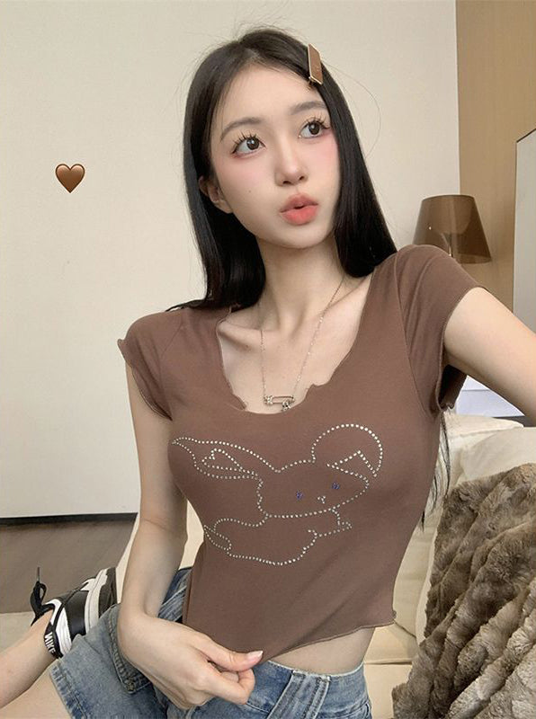 Women Fitted Crop Top