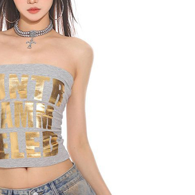 StyleCast x Women Revolte Women Printed Crop Top