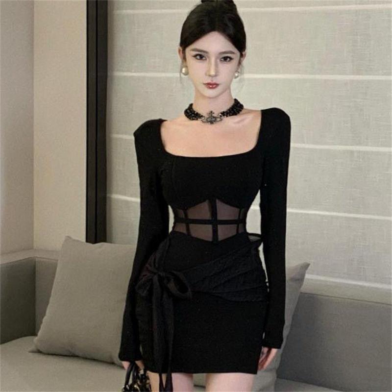 Net Bodycon Dress