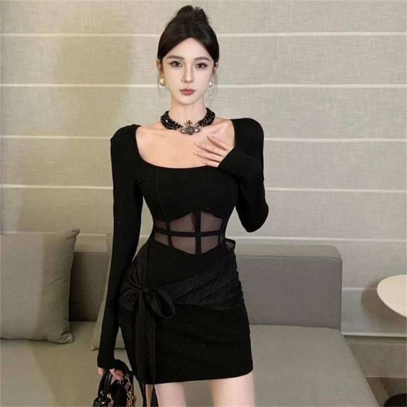 Net Bodycon Dress