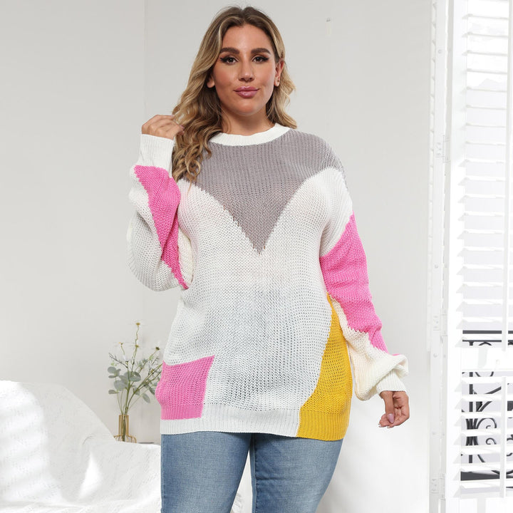 Women Colourblocked Pullover