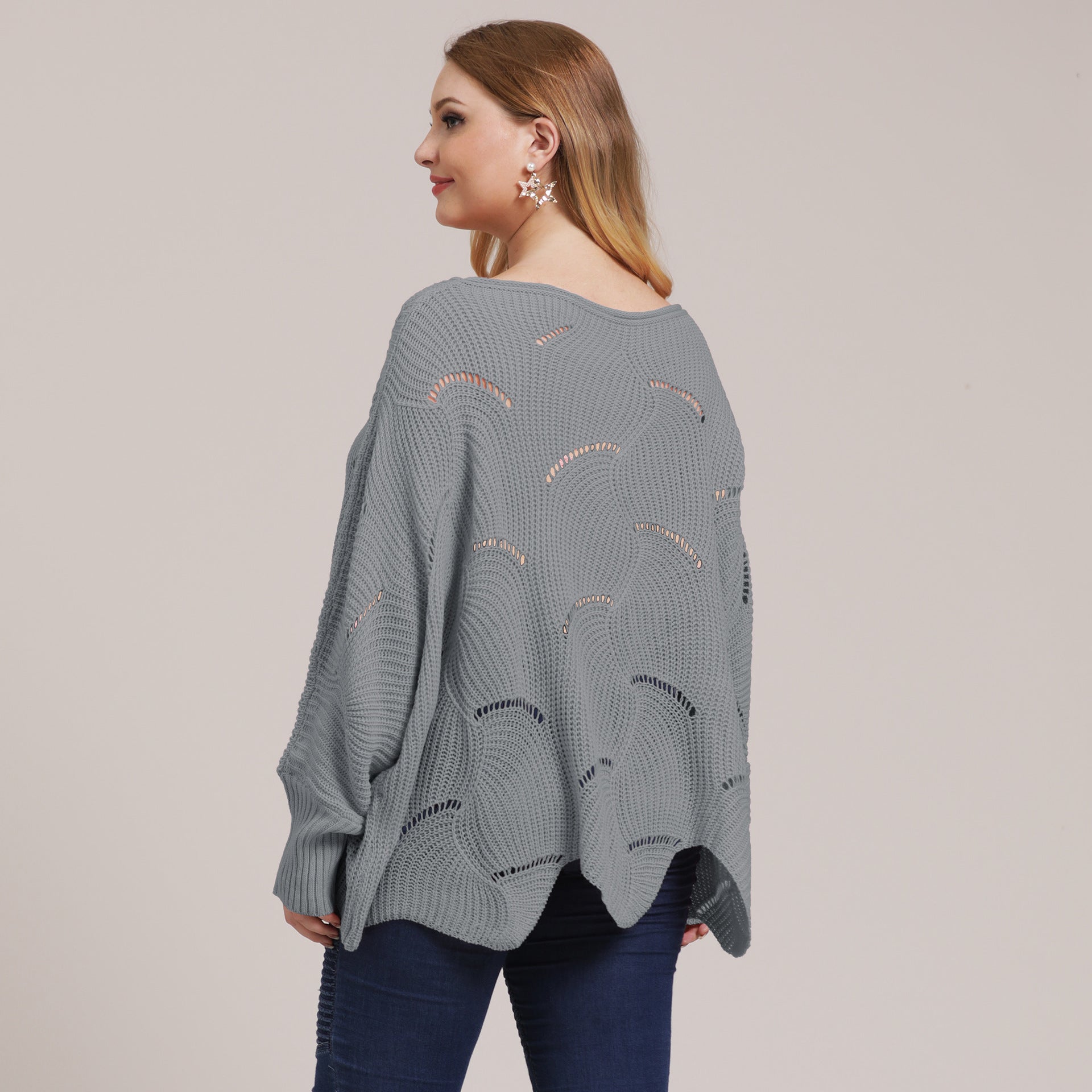 Women Cable Knit Pullover