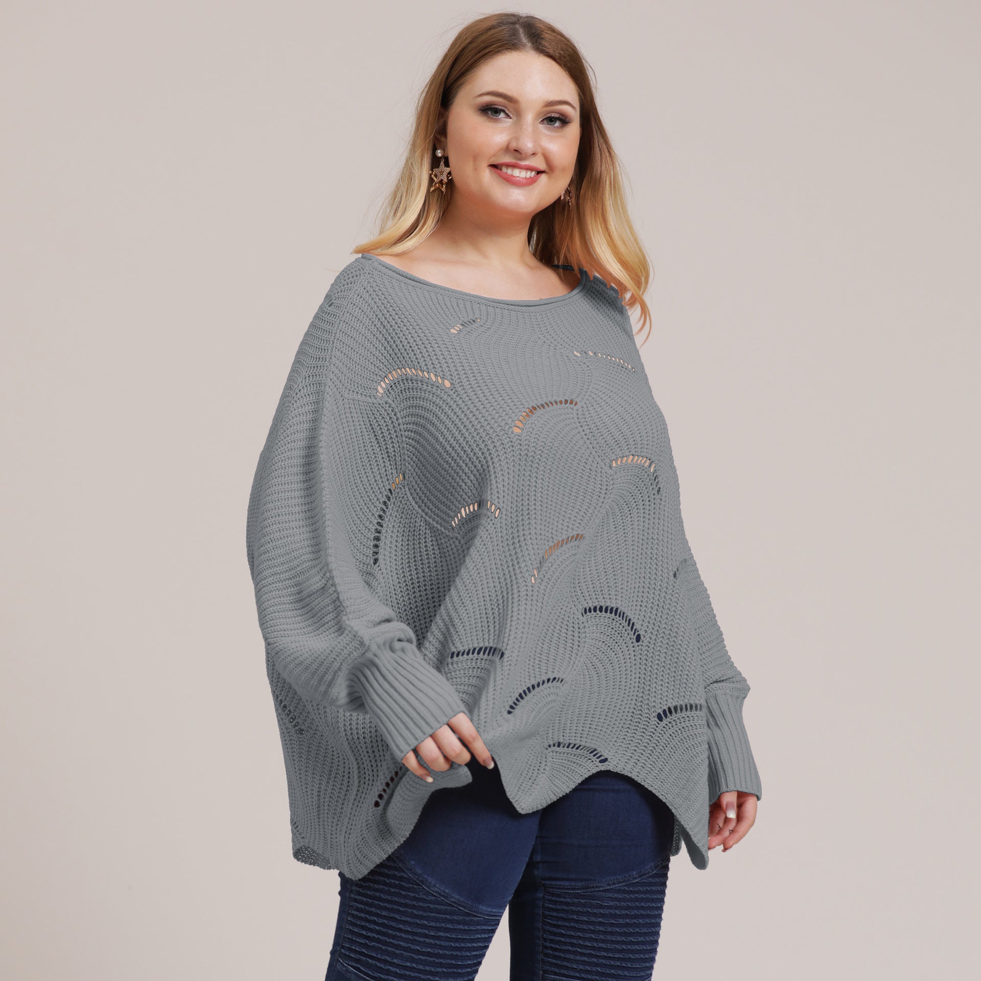 Women Cable Knit Pullover