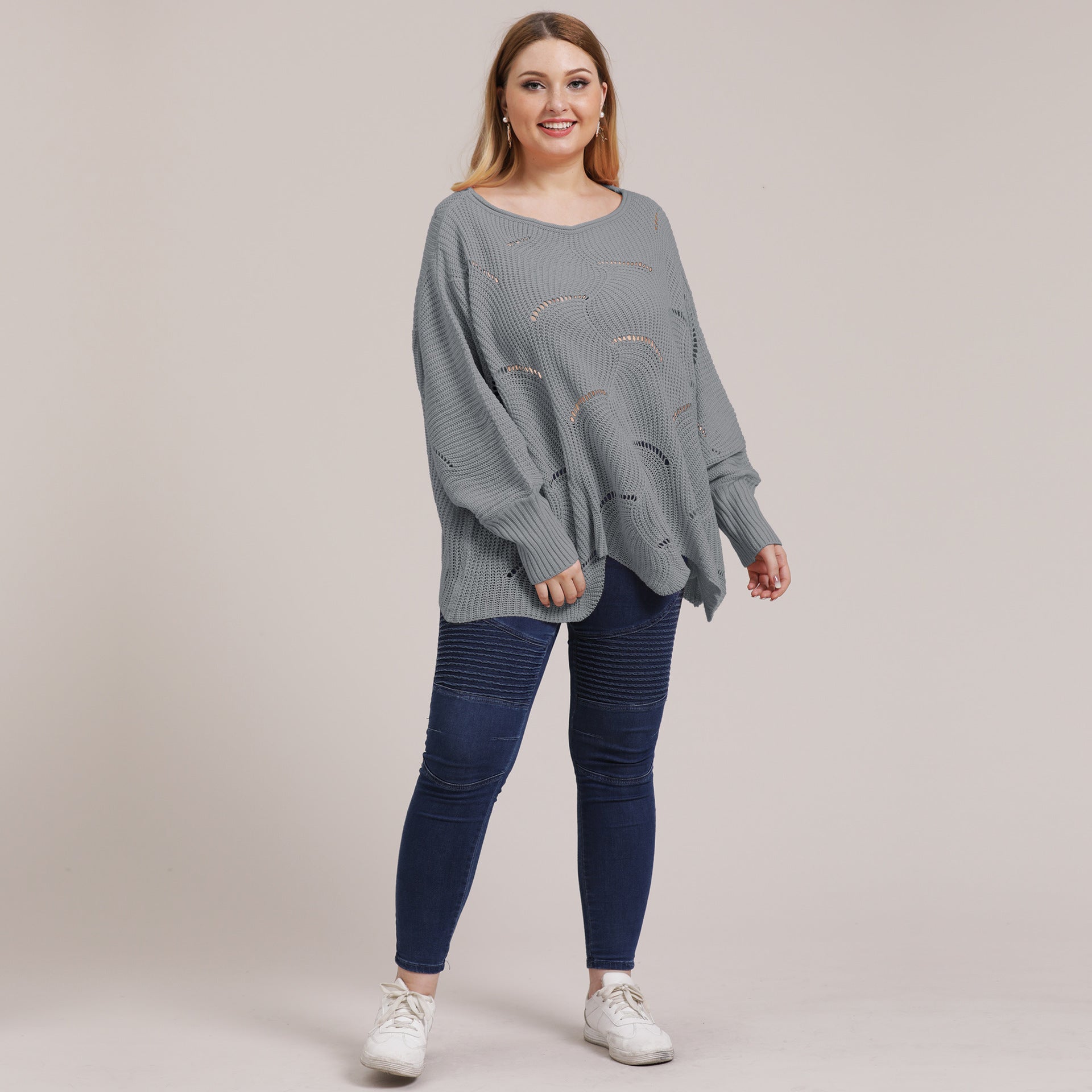 Women Cable Knit Pullover