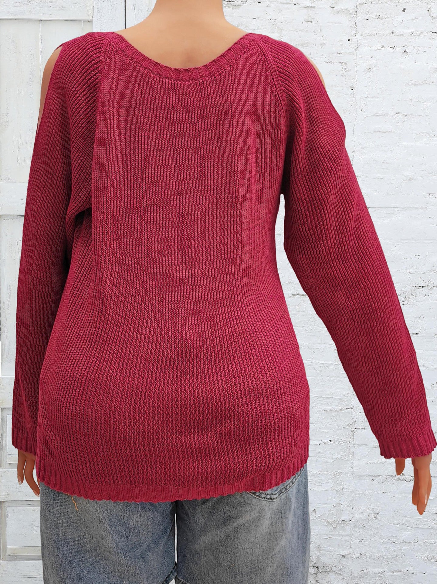 Women Ribbed Pullover Sweater
