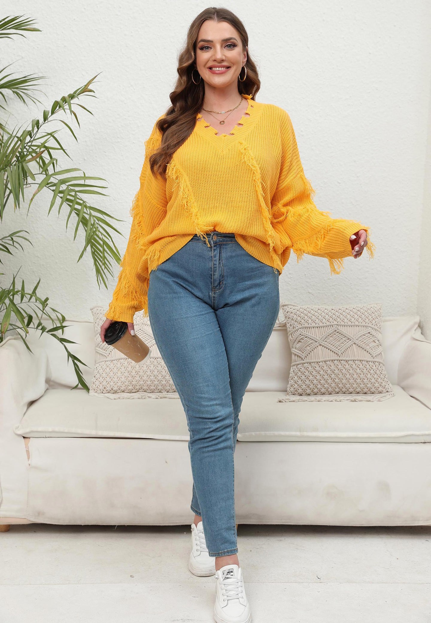 Women Cable Knit Pullover