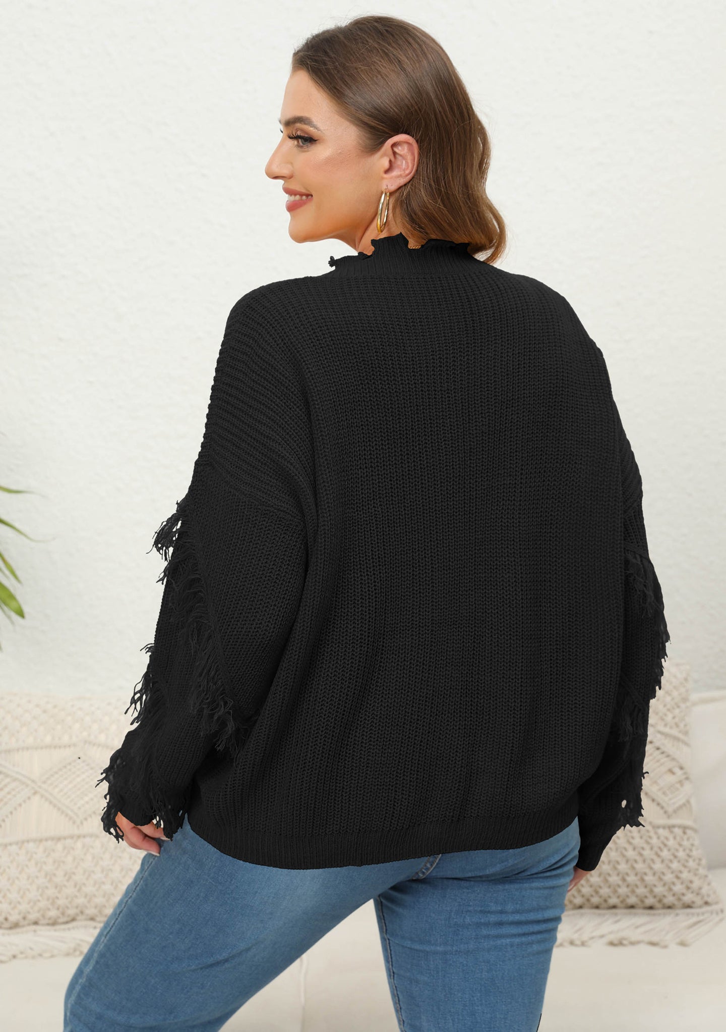 Women Cable Knit Pullover