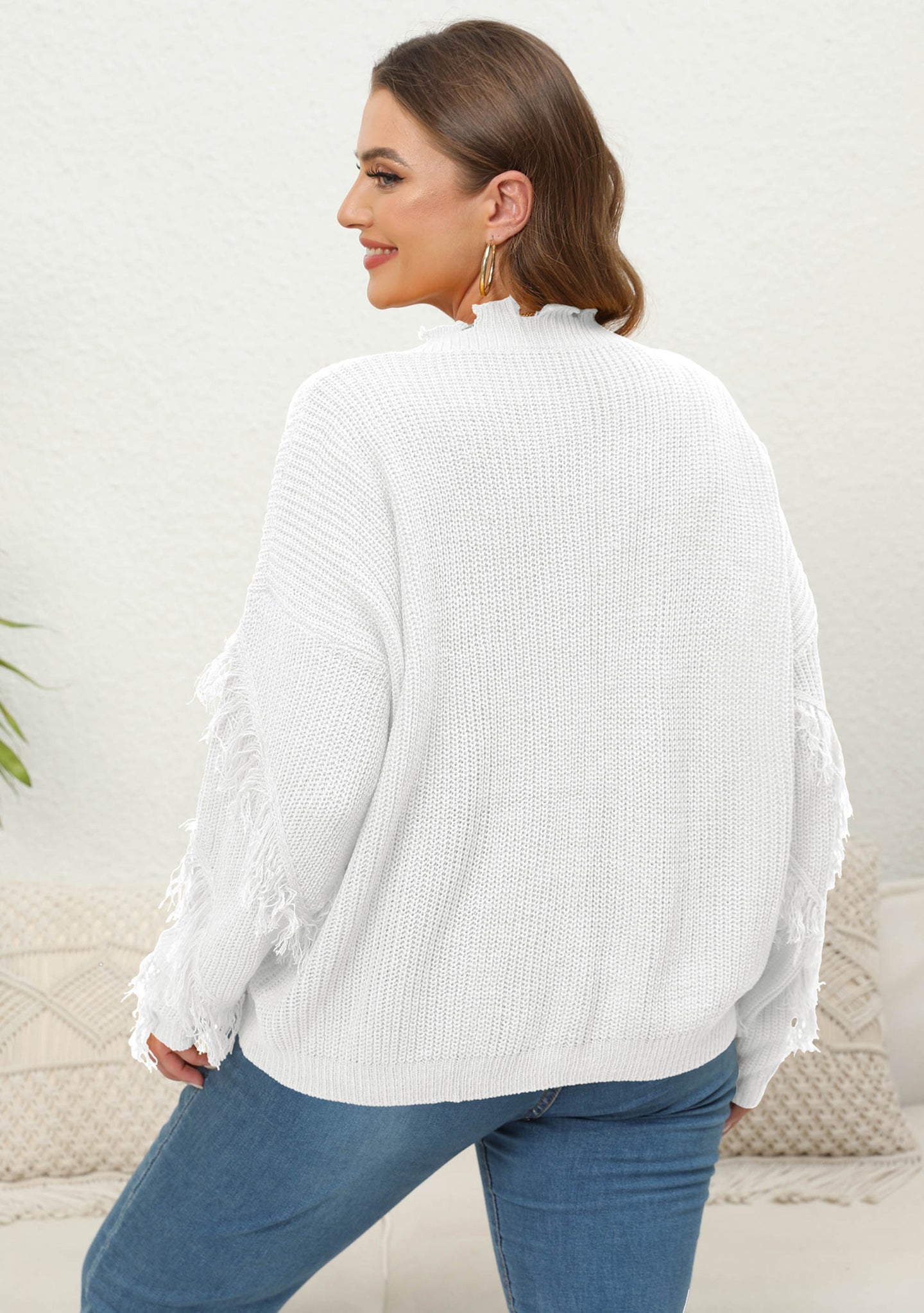 Women Cable Knit Pullover
