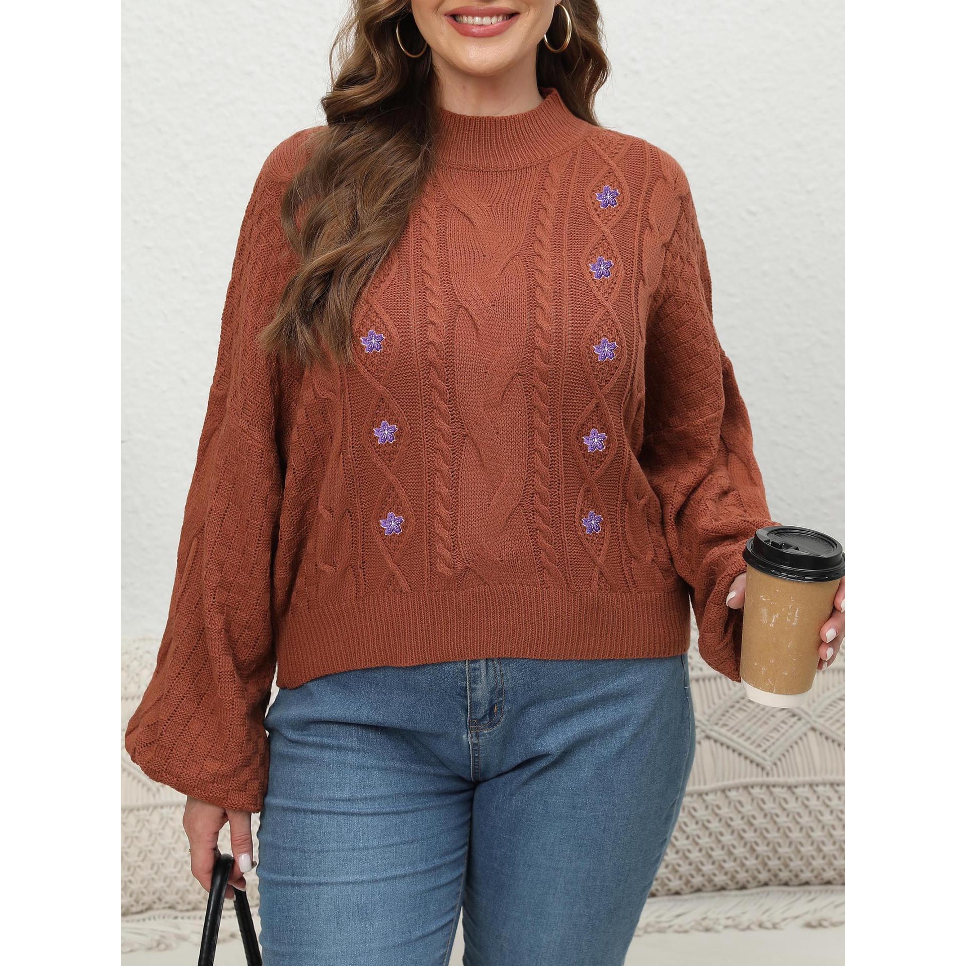 Women Cable Knit Pullover