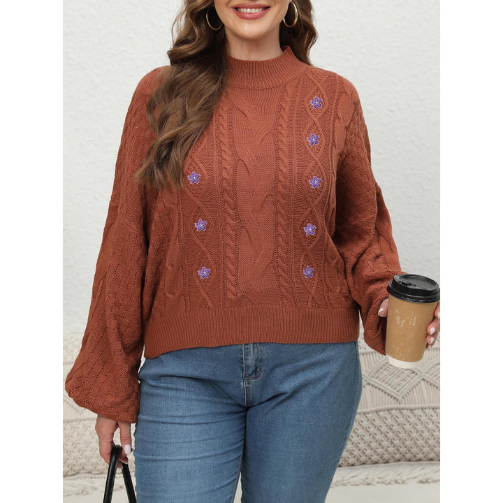 Women Cable Knit Pullover