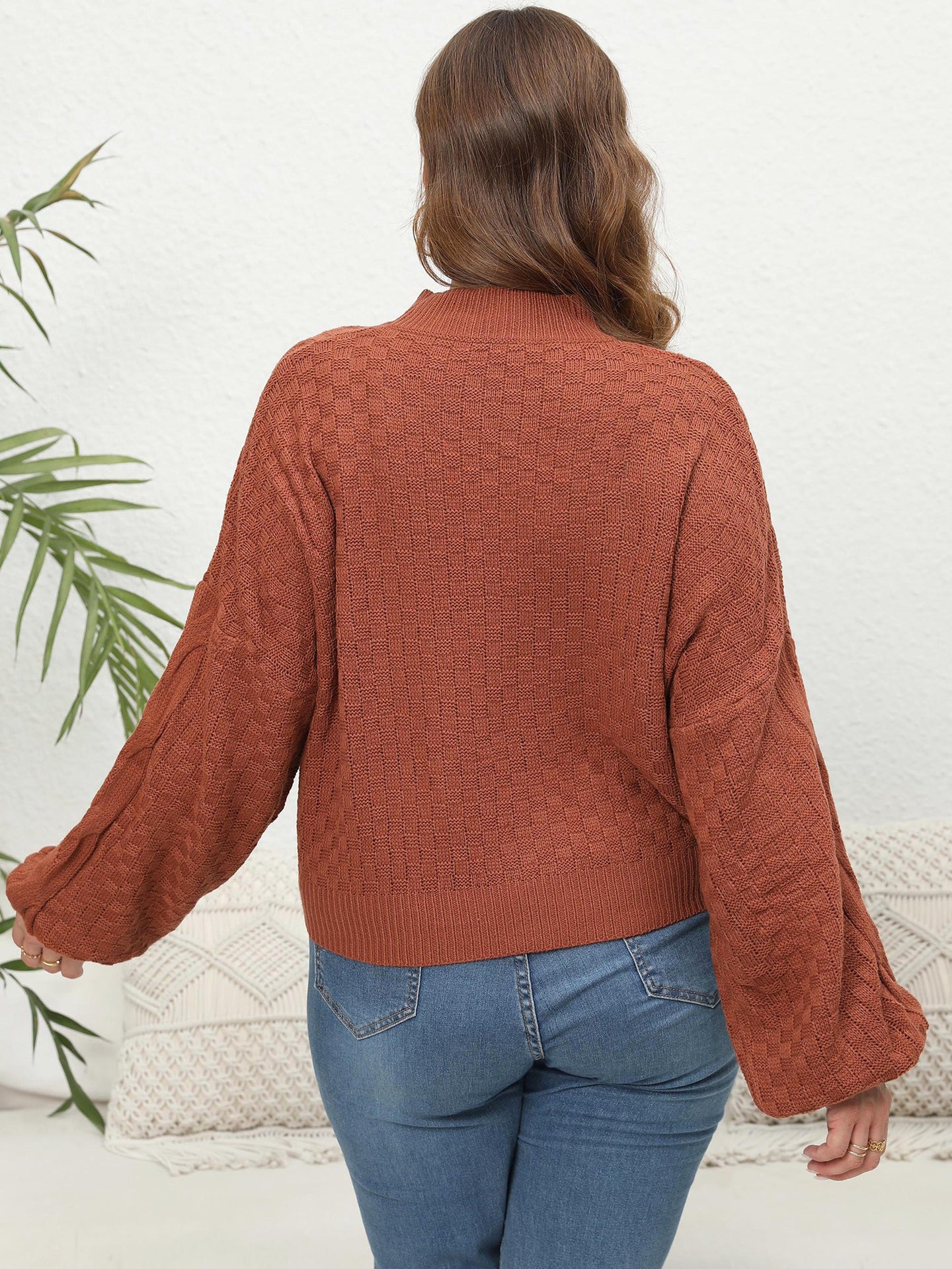 Women Cable Knit Pullover