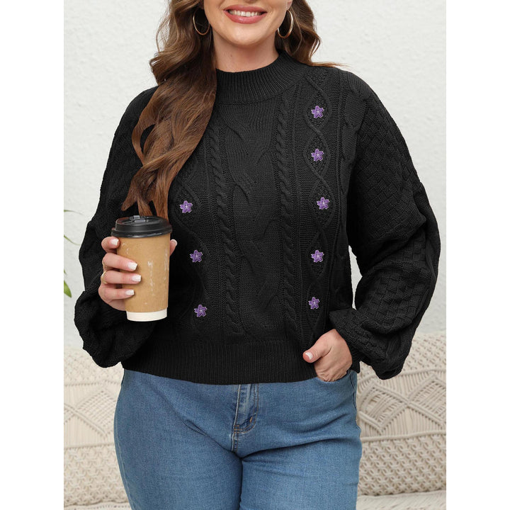 Women Cable Knit Pullover