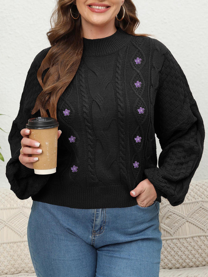 Women Cable Knit Pullover