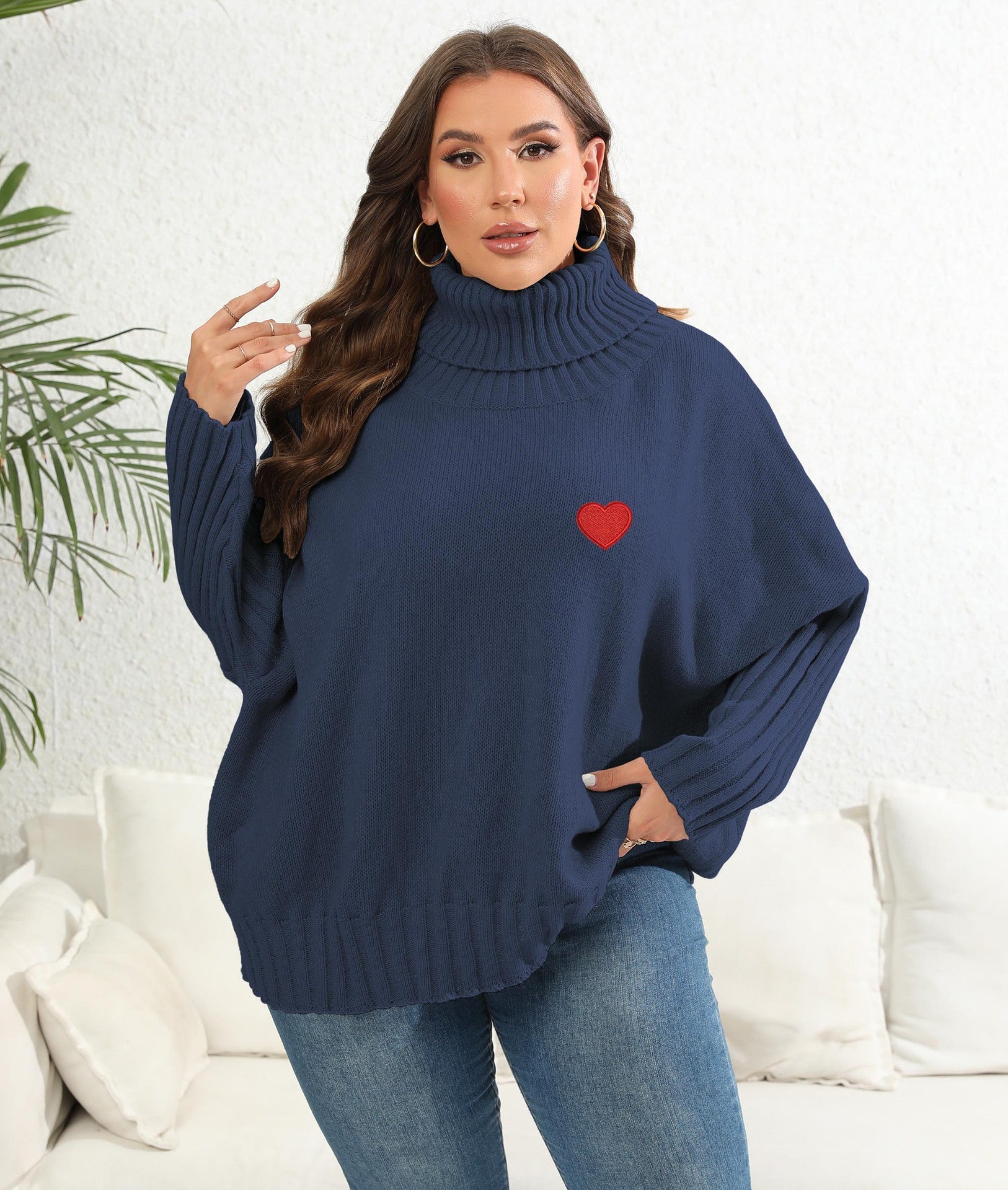Women Self Design Pullover