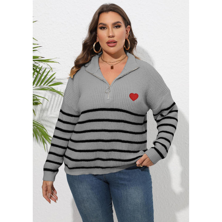 Women Striped Pullover
