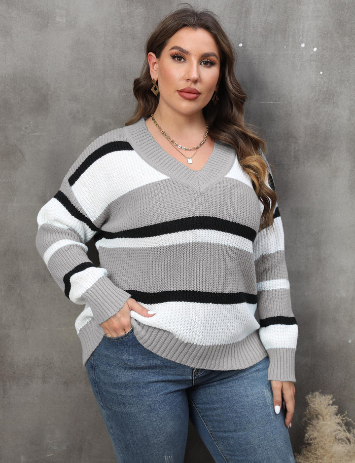 Women Colourblocked Pullover