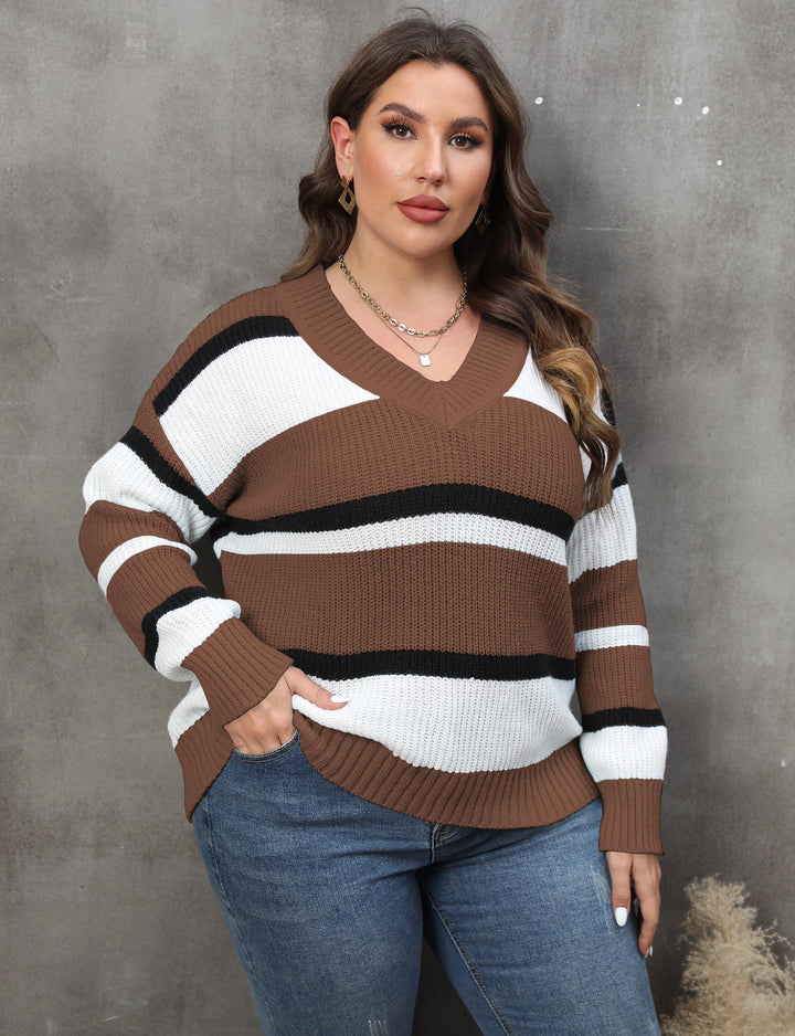 Women Colourblocked Pullover