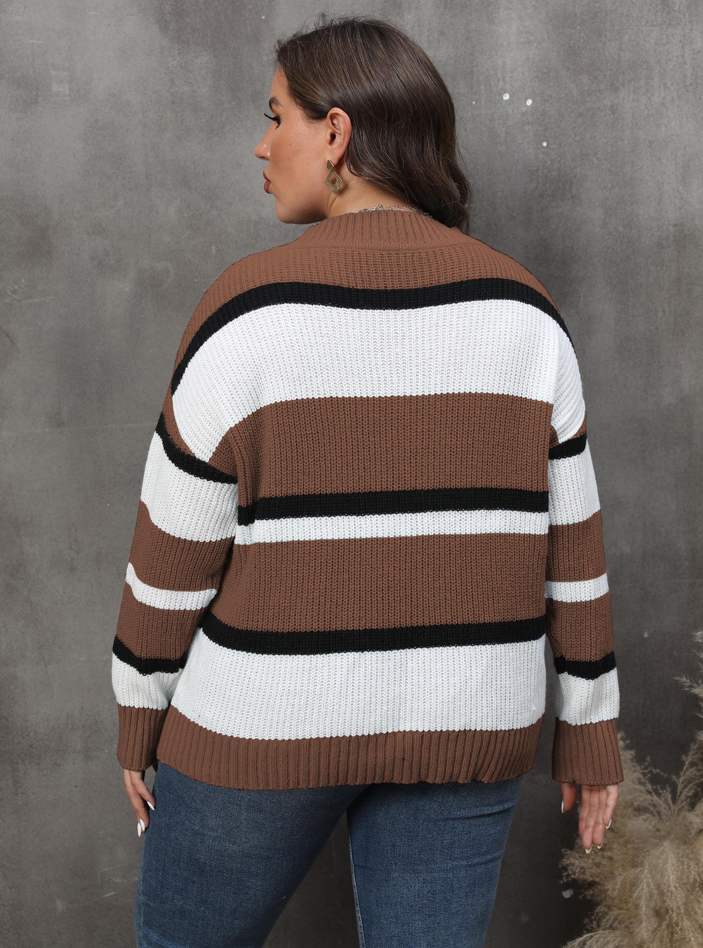 Women Colourblocked Pullover