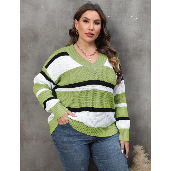 Women Striped Pullover