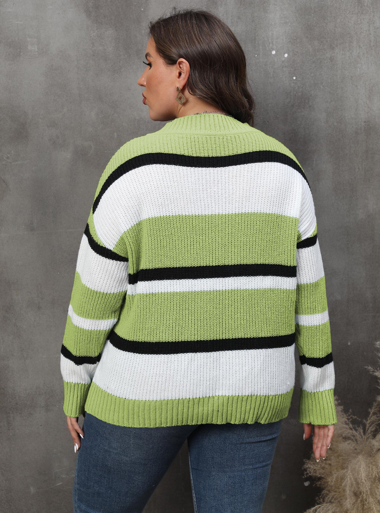Women Striped Pullover