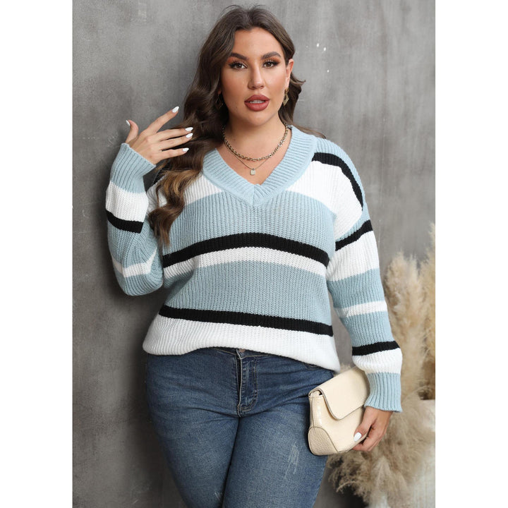 Women Colourblocked Pullover
