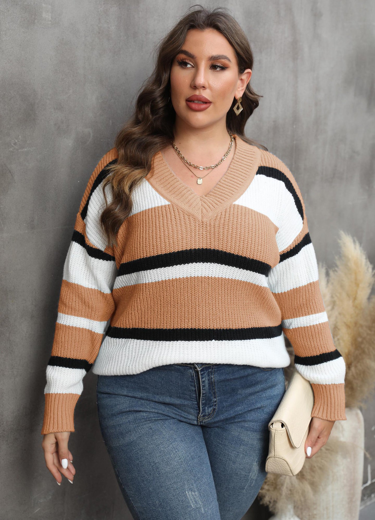 Women Colourblocked Pullover
