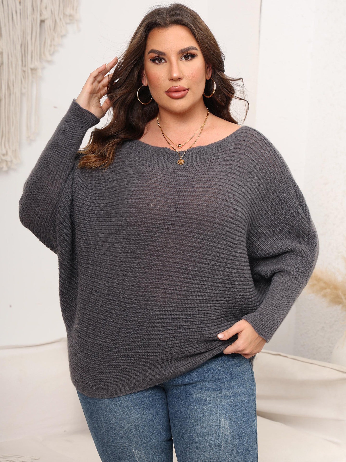 Women Cable Knit Pullover