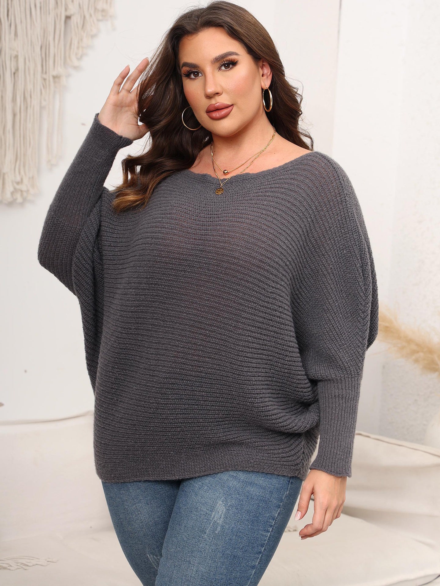 Women Cable Knit Pullover