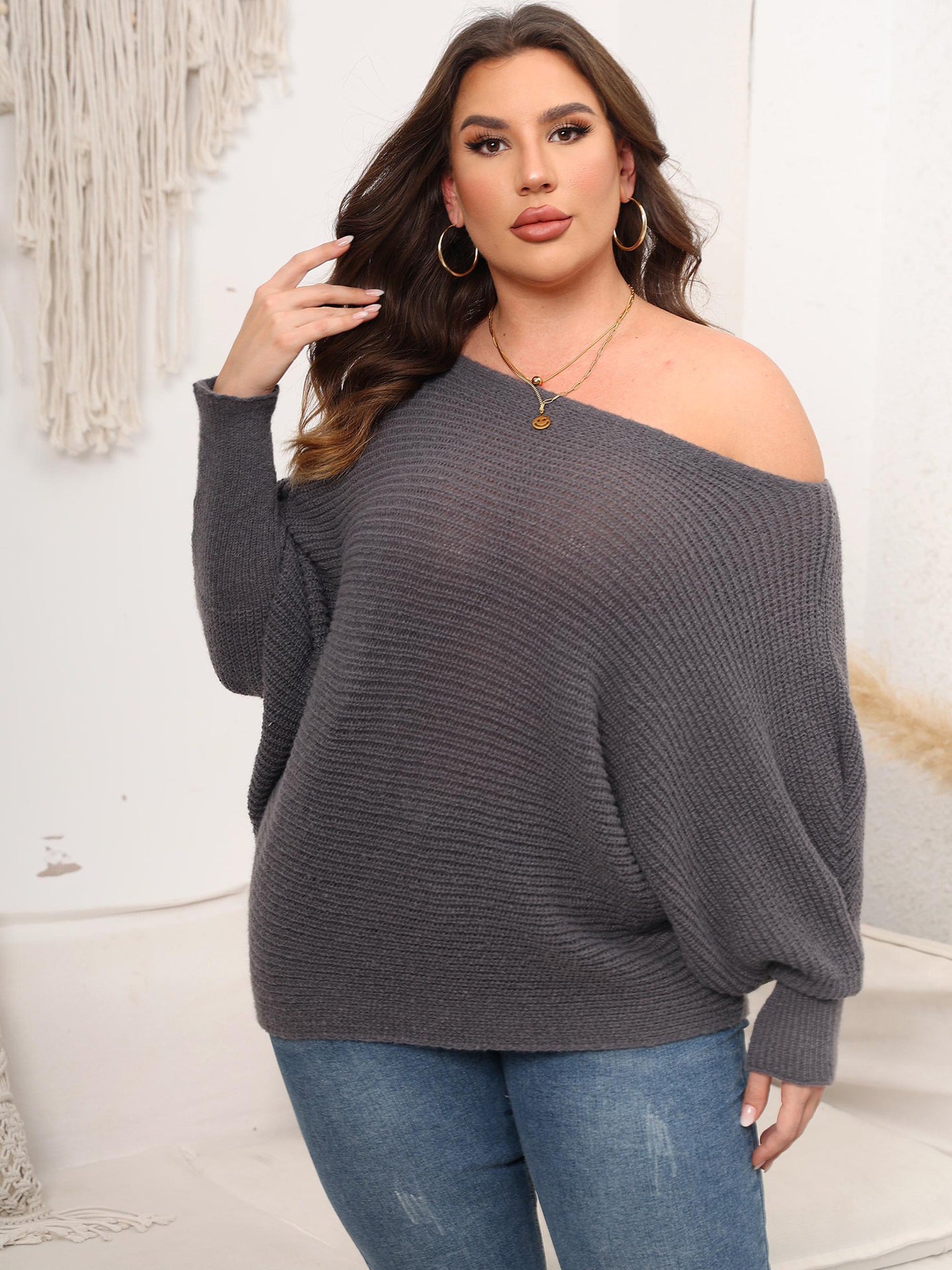 Women Cable Knit Pullover