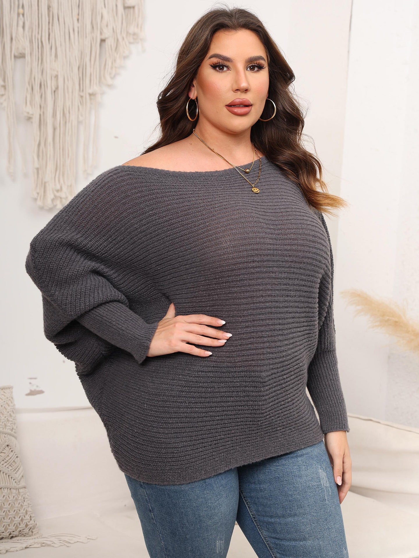 Women Cable Knit Pullover