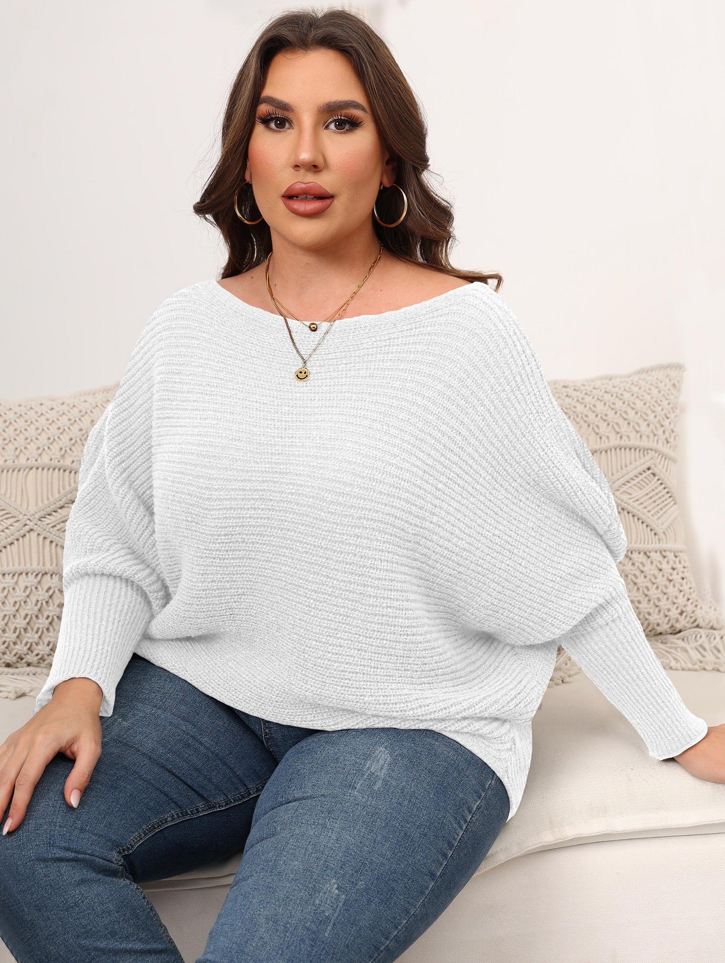 Women Cable Knit Pullover