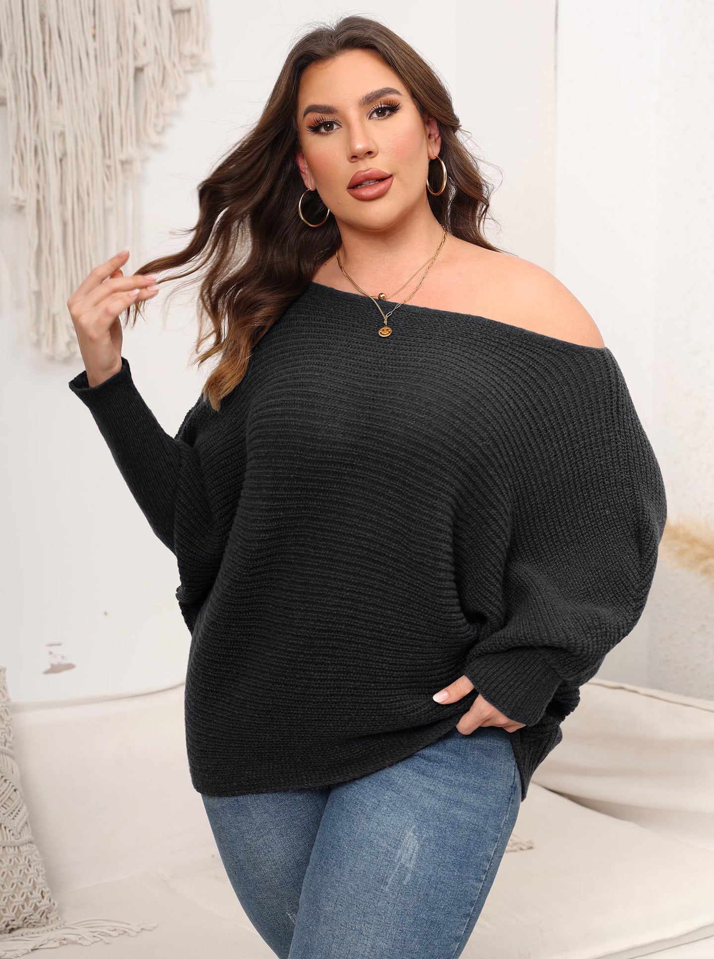 Women Cable Knit Pullover
